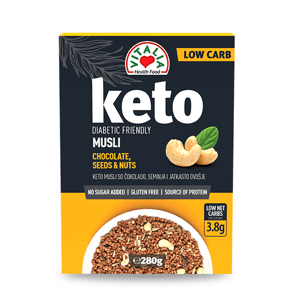 Keto Muesli Nuts and seeds web Muesli | Keto | Chocolate, Nuts & Seeds - Image 1