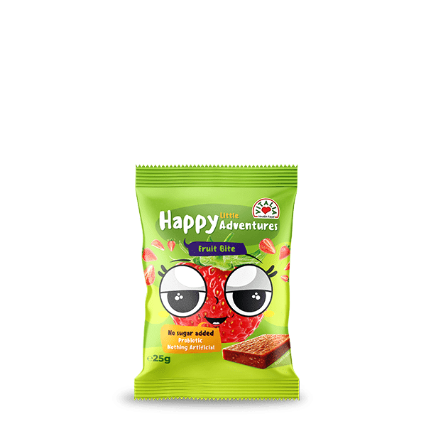Kids Fruit Bite 25g Happy Little Adventures | Овошно залче со јагода - Image 1